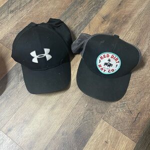 Under Armour Black Youth Baseball Cap with White Logo